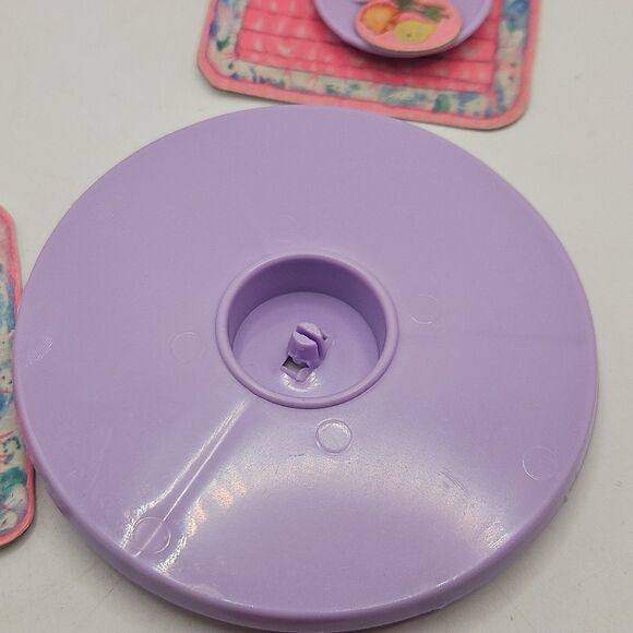 Vtg Barbie Sweet Roses Dining Lazy Susan Vegetable Platter Replacement Parts 80s - Picture 12 of 16